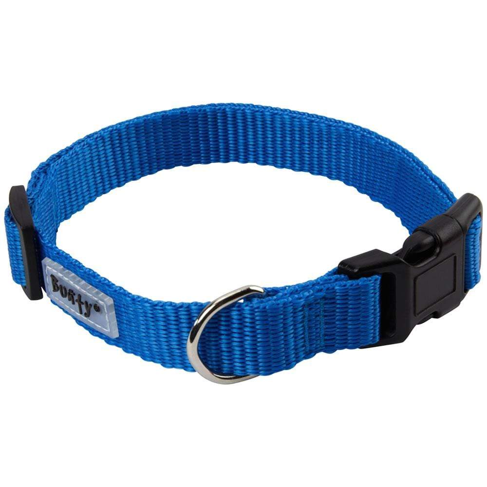 Dog Puppy Collar with Buckle & Clip for Lead, Adjustable Soft Fabric - Image 5