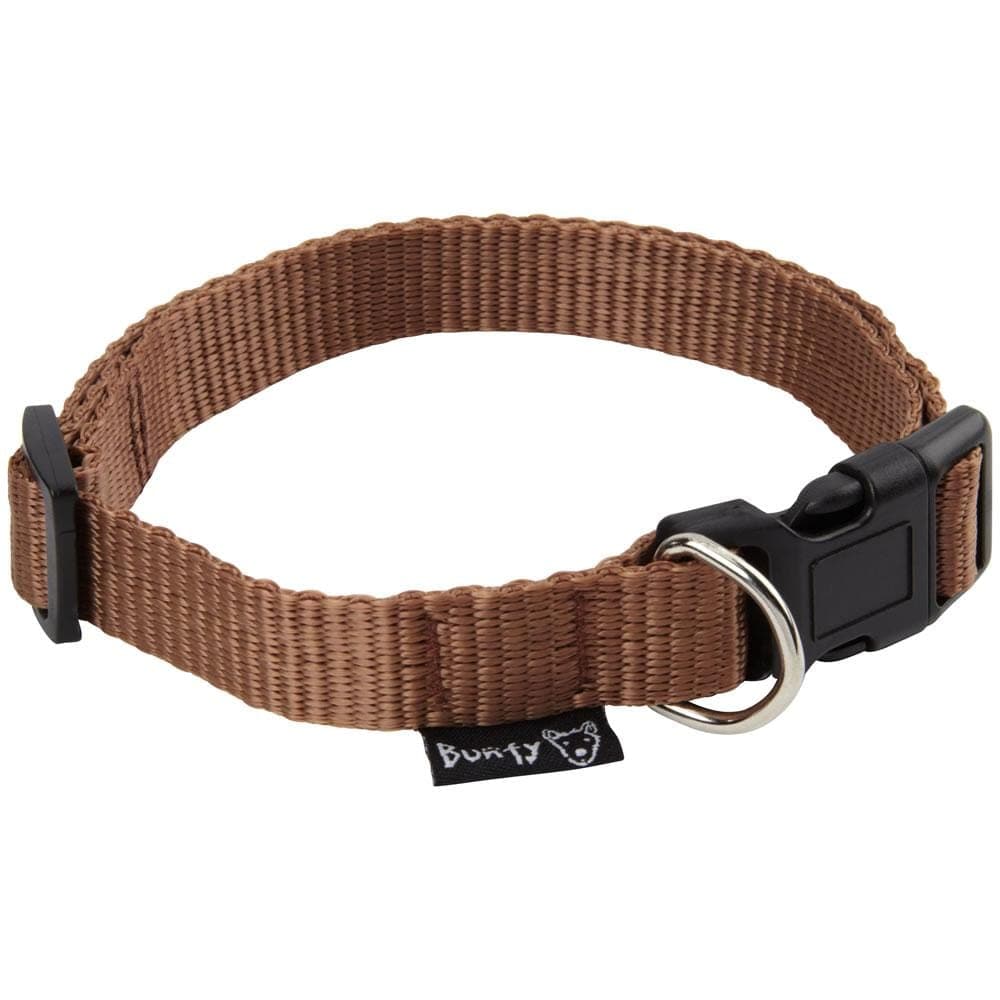 Dog Puppy Collar with Buckle & Clip for Lead, Adjustable Soft Fabric - Image 6