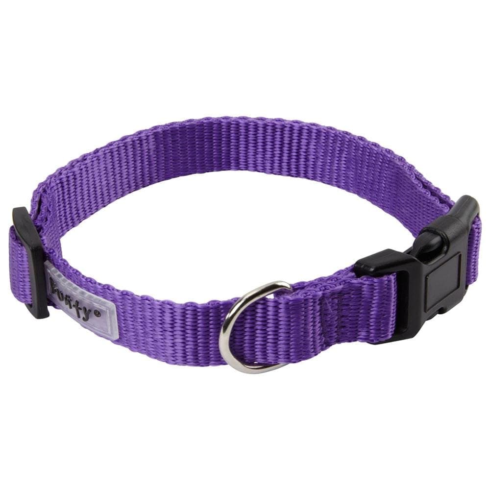 Dog Puppy Collar with Buckle & Clip for Lead, Adjustable Soft Fabric - Image 9