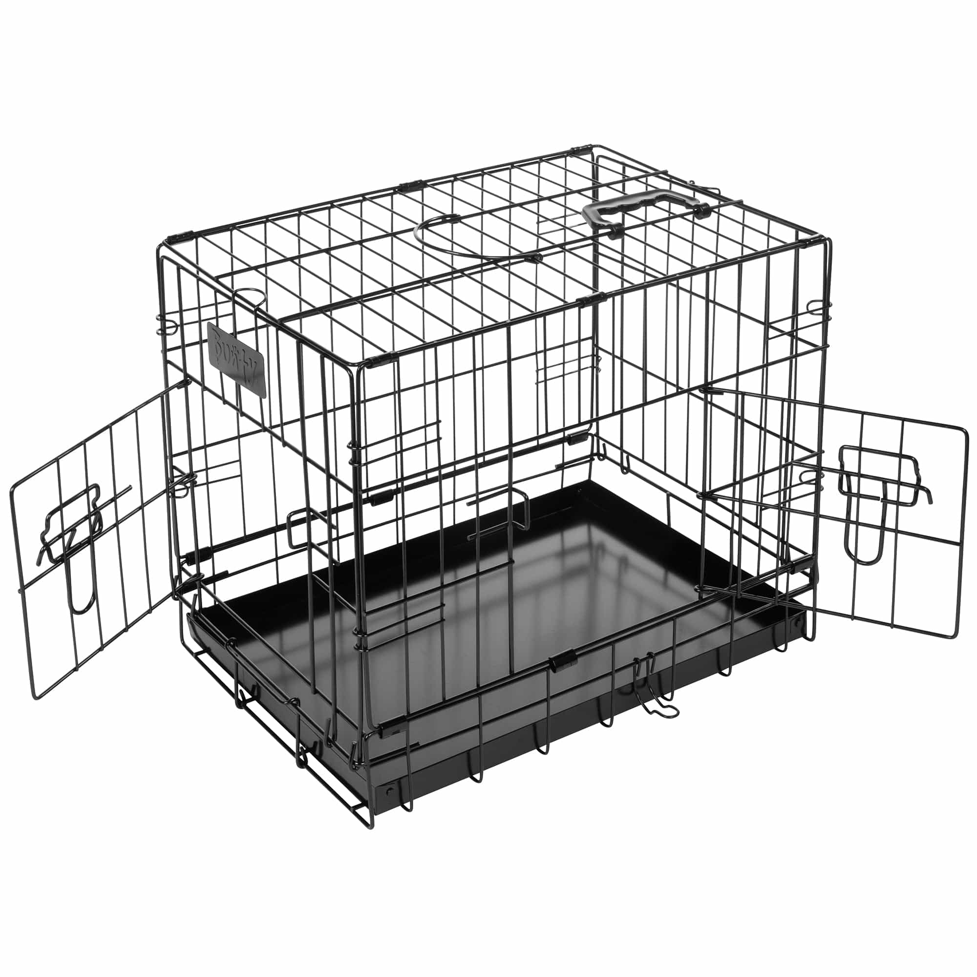 Bunty Metal Dog Cage Crate Bed Portable Pet Puppy Training Travel Carrier Basket - Image 6