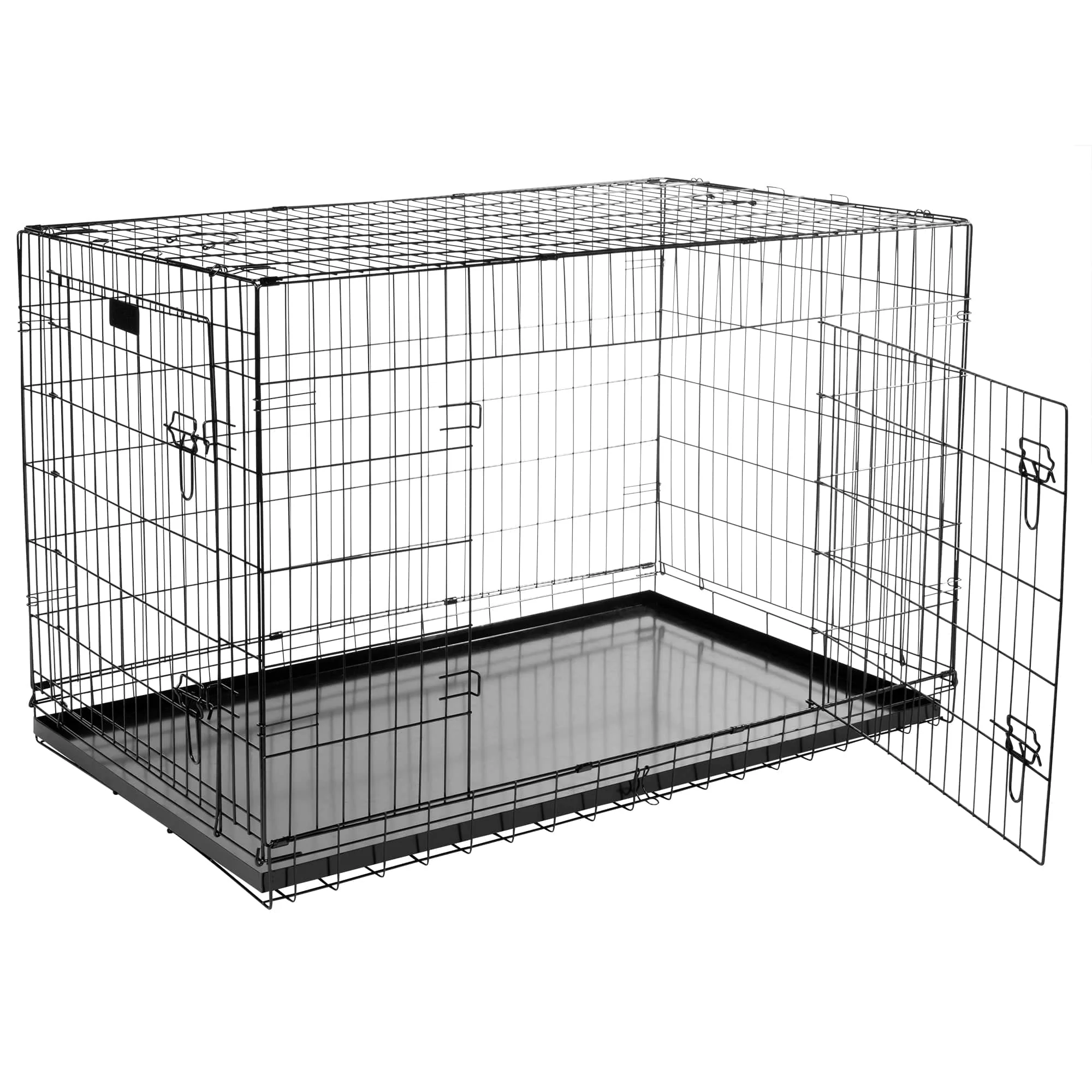Bunty Metal Dog Cage Crate Bed Portable Pet Puppy Training Travel Carrier Basket - Image 8