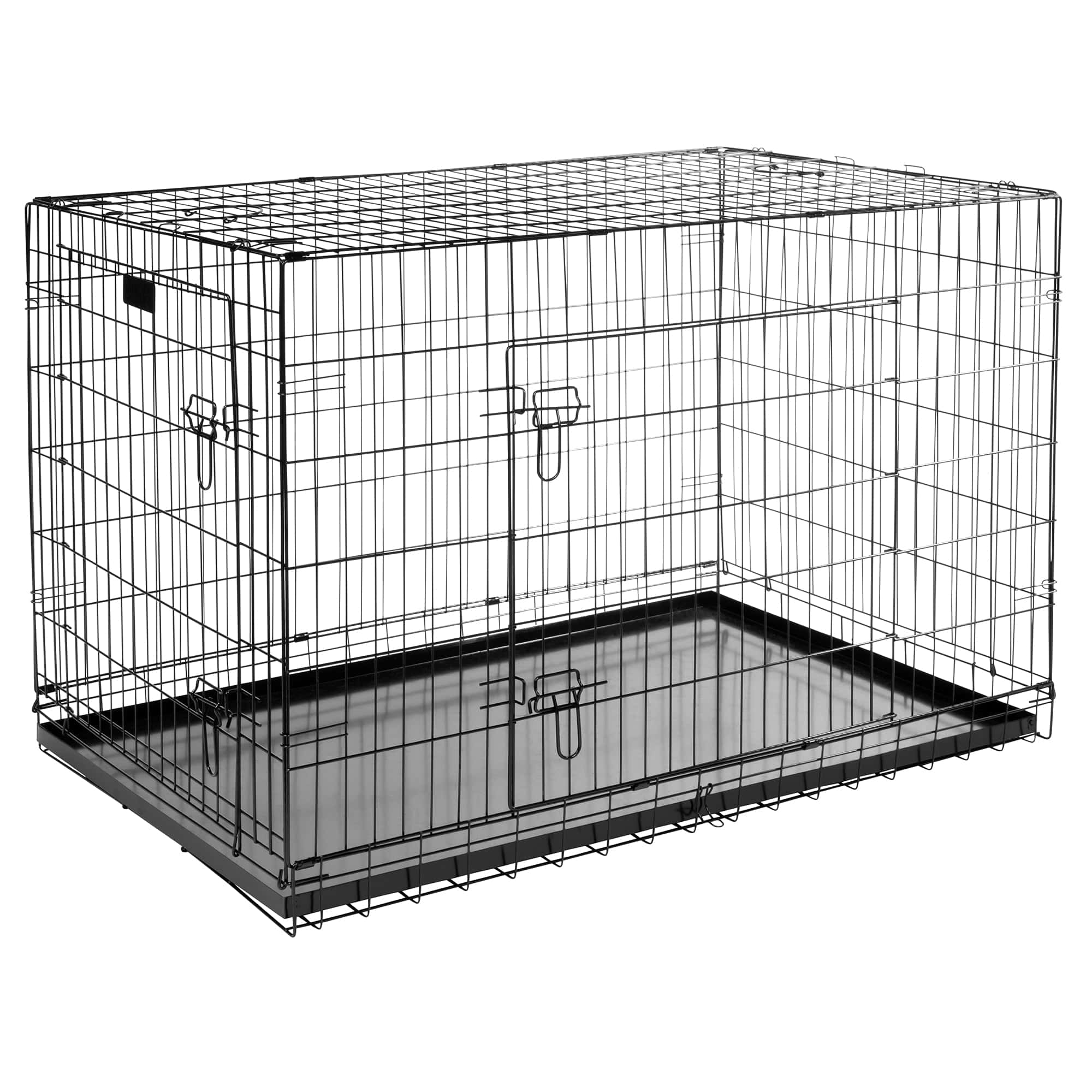 Bunty Metal Dog Cage Crate Bed Portable Pet Puppy Training Travel Carrier Basket - Image 9