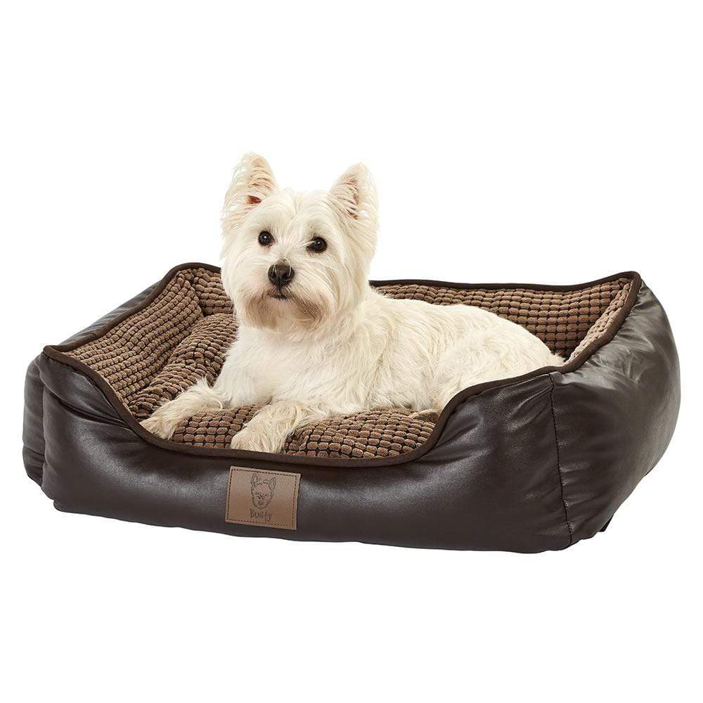 Bunty Tuscan Faux Leather Dog Bed - Image 10