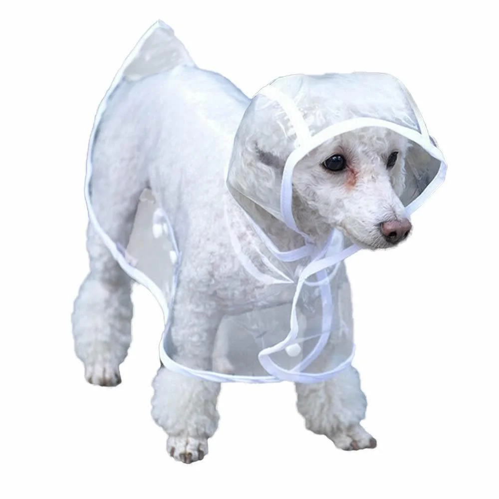 Clear Dog Raincoat Jacket - Image 5